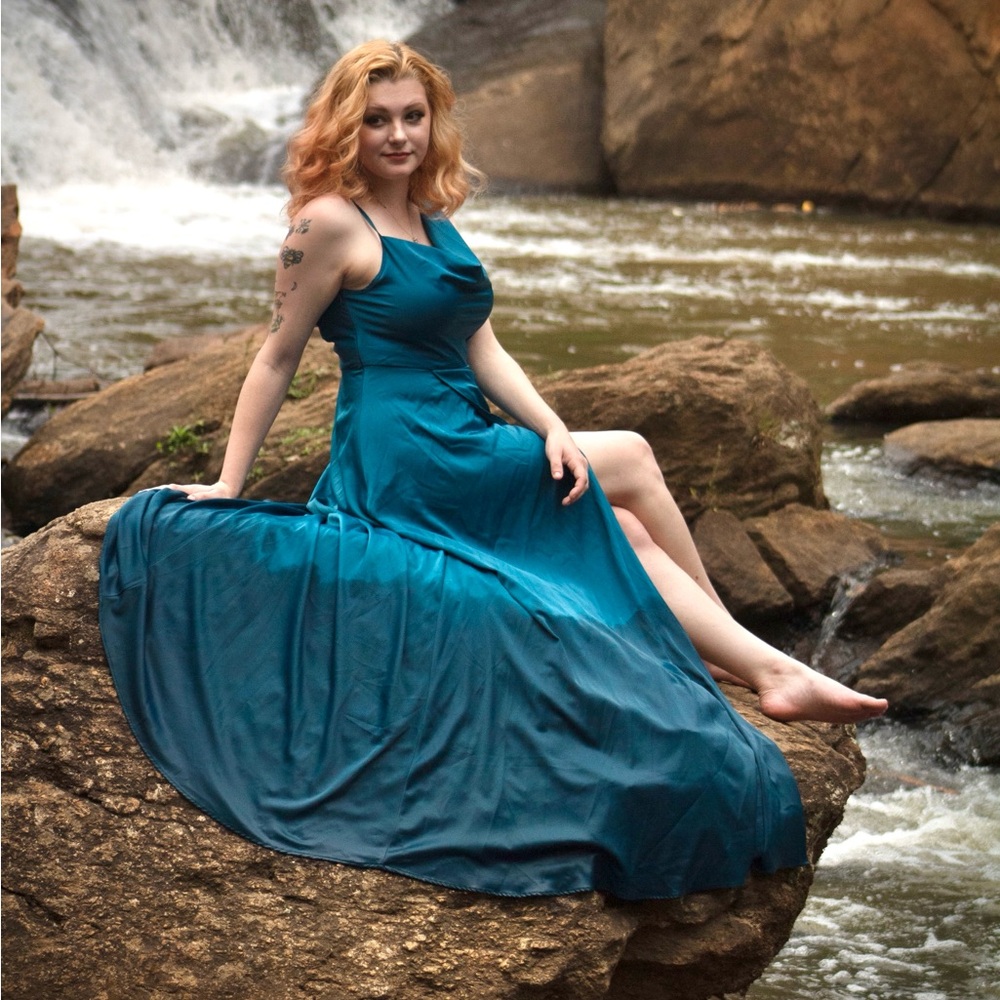 Elegant Teal Goen View 2